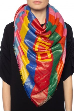 Logo-embroidered scarf, zdjęcie 2 Logo-embroidered scarf od Gucci